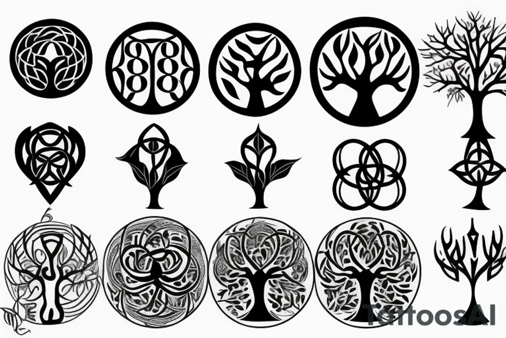 Tree of life tattoo idea