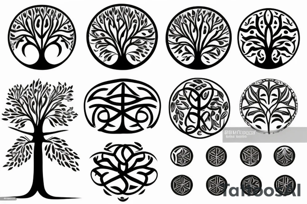Tree of life tattoo idea