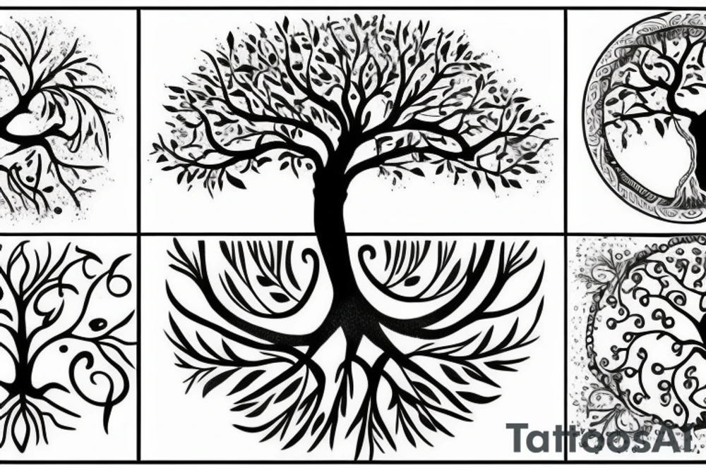 Tree of life tattoo idea