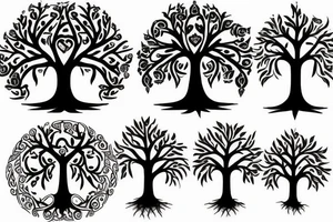 Tree of life tattoo idea