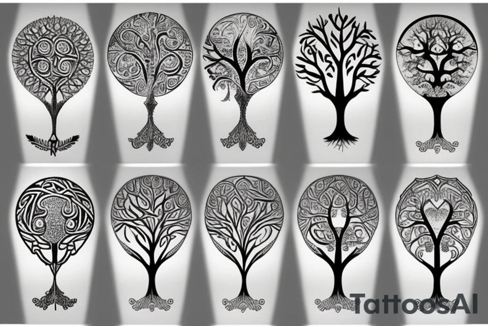 Tree of life chest tattoo tattoo idea