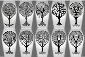 Tree of life chest tattoo tattoo idea