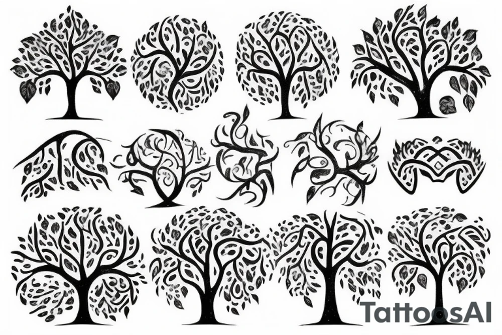 Tree of life chest tattoo tattoo idea