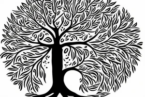 Tree of life chest tattoo tattoo idea