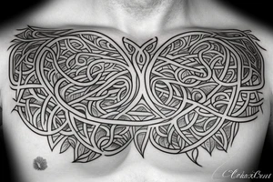 Tree of life chest tattoo tattoo idea