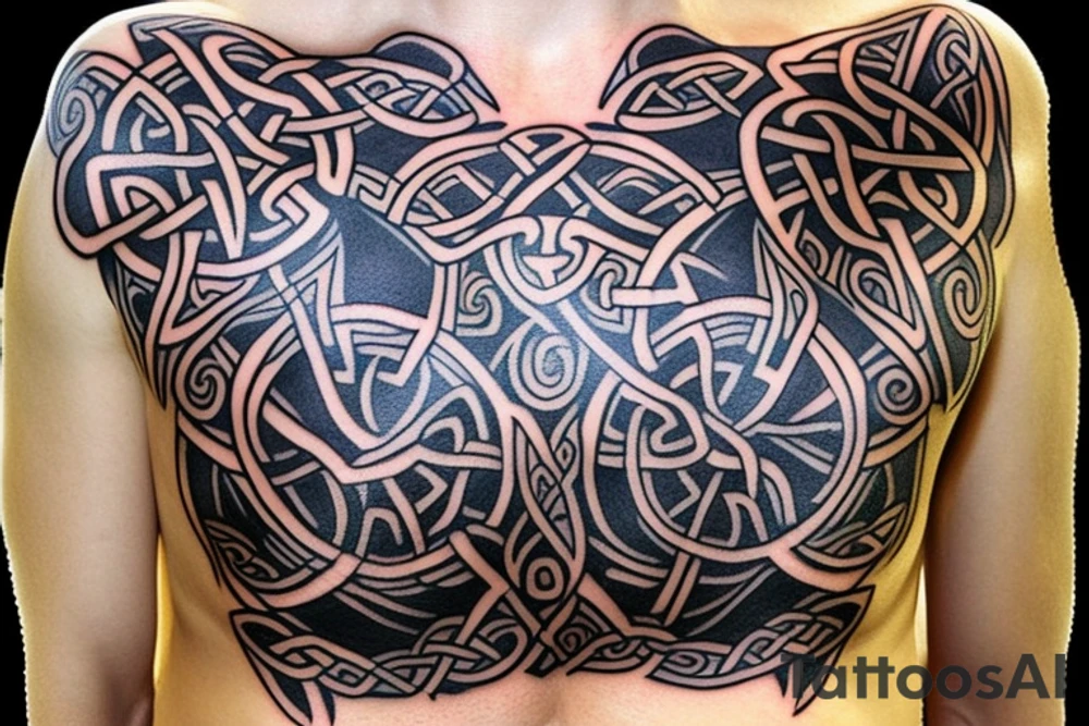 Celtic animal
chest tattoo tattoo idea