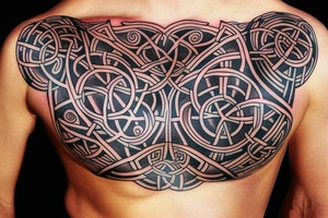 Celtic animal
chest tattoo tattoo idea