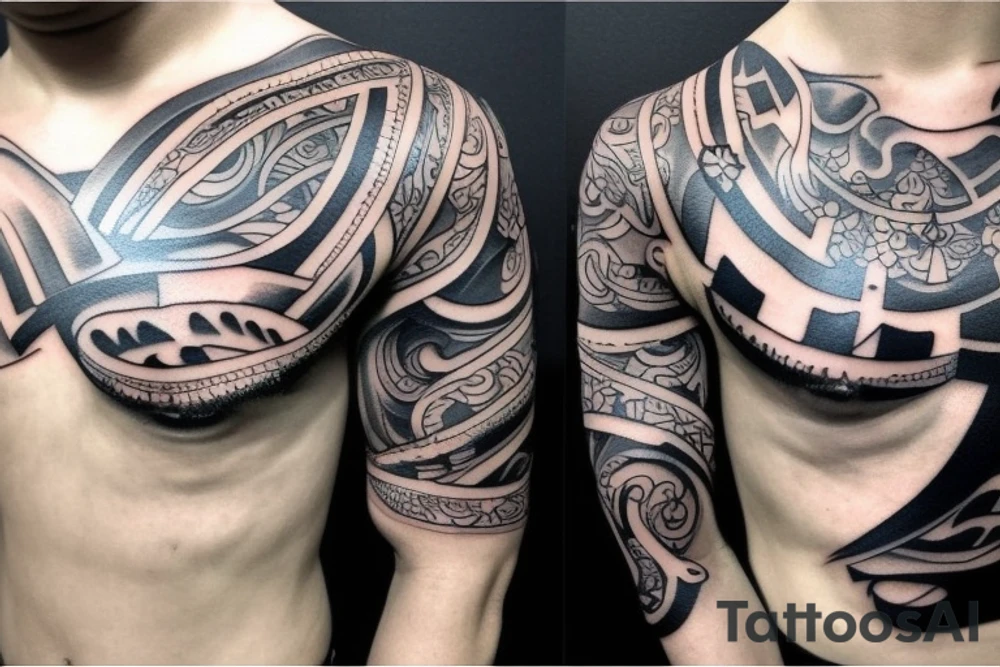Gypsy soldiers chest tattoo tattoo idea