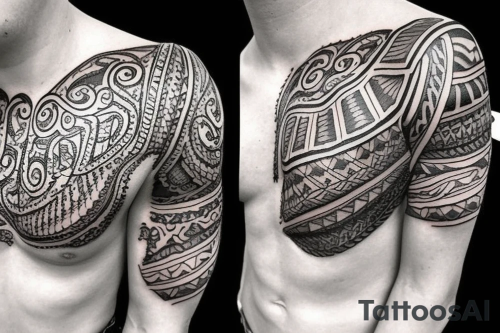 Gypsy chest tattoo tattoo idea