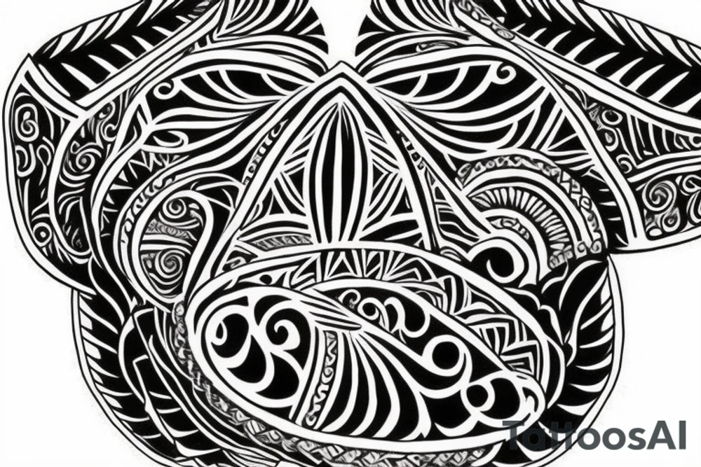 Indian chest tattoo tattoo idea
