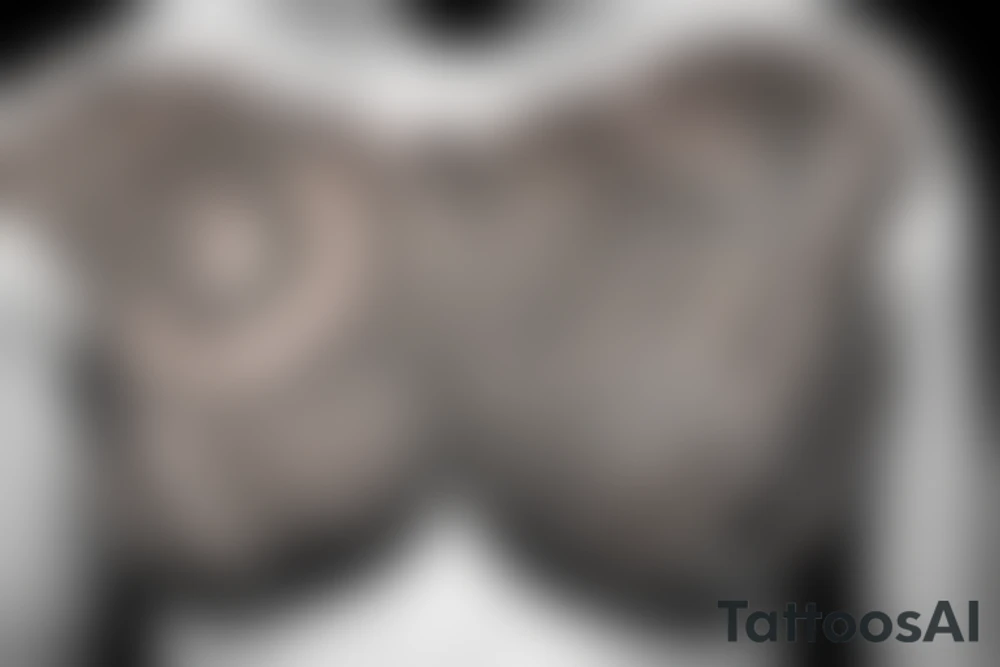 Indian chest tattoo tattoo idea