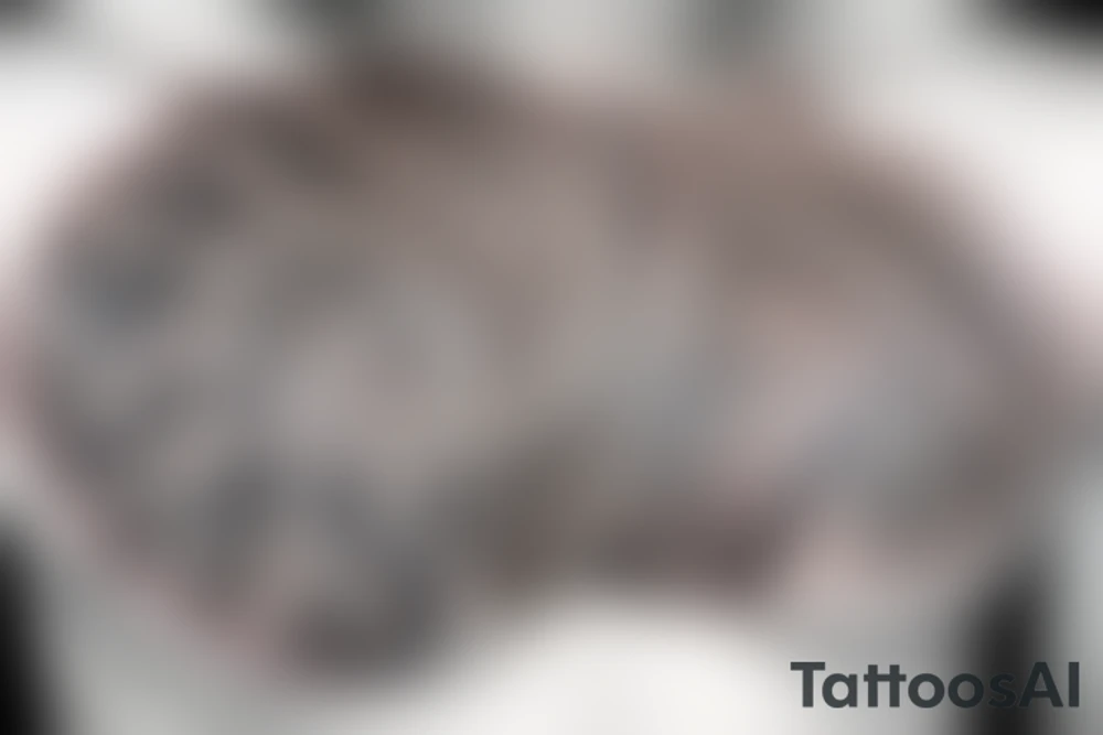 Indian chest tattoo tattoo idea
