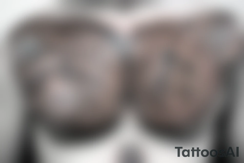 Indian chest tattoo tattoo idea