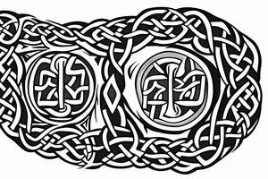 Celtic dragon chest tattoo tattoo idea