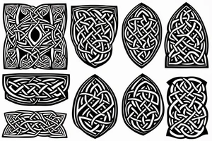 Celtic animal chest tattoo tattoo idea