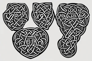 Celtic animal chest tattoo tattoo idea