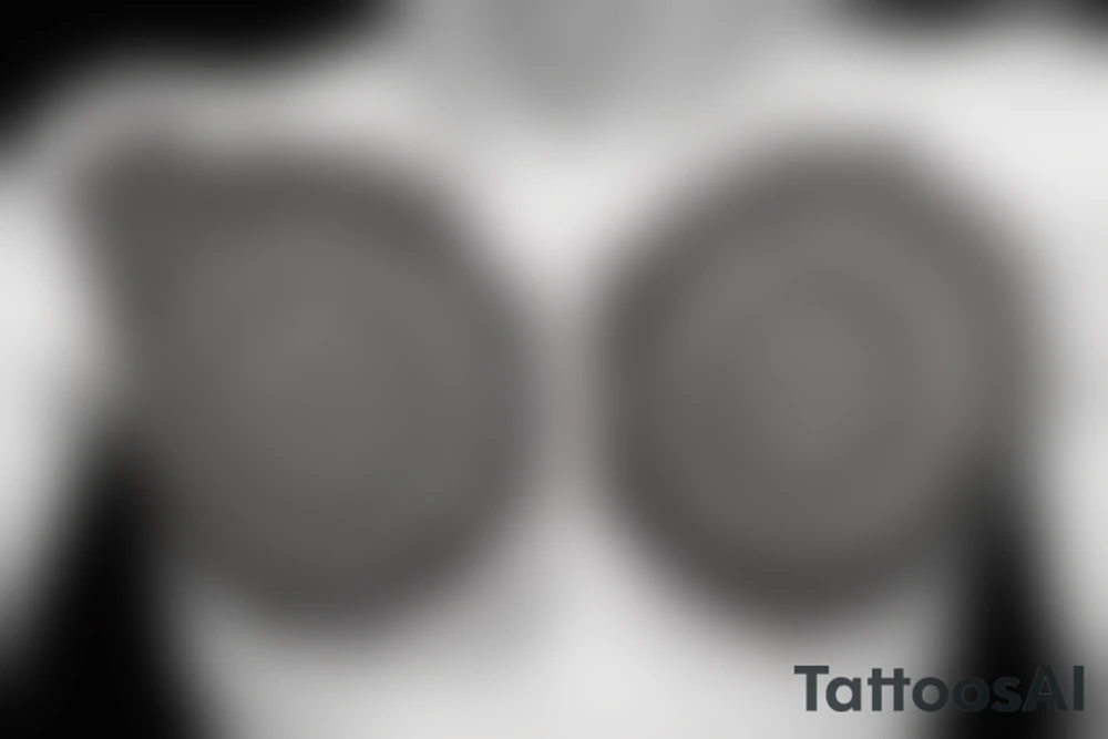 Mandala animal chest tattoo tattoo idea