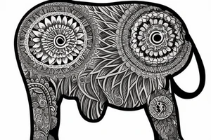 Mandala elephants
chest tattoo tattoo idea