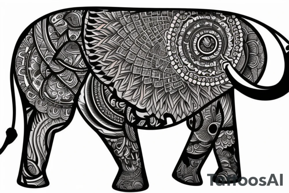 Mandala elephants
chest tattoo tattoo idea