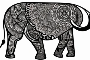 Mandala elephants
chest tattoo tattoo idea
