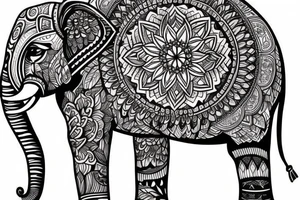 Mandala elephants
chest tattoo tattoo idea