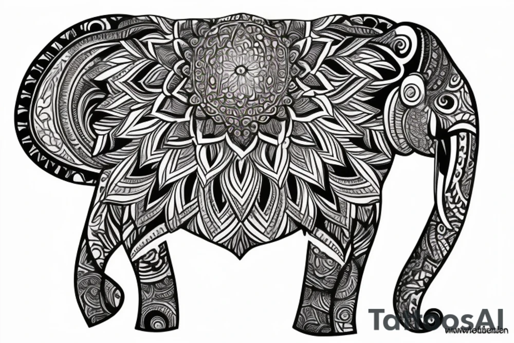 Mandala elephants
chest tattoo tattoo idea