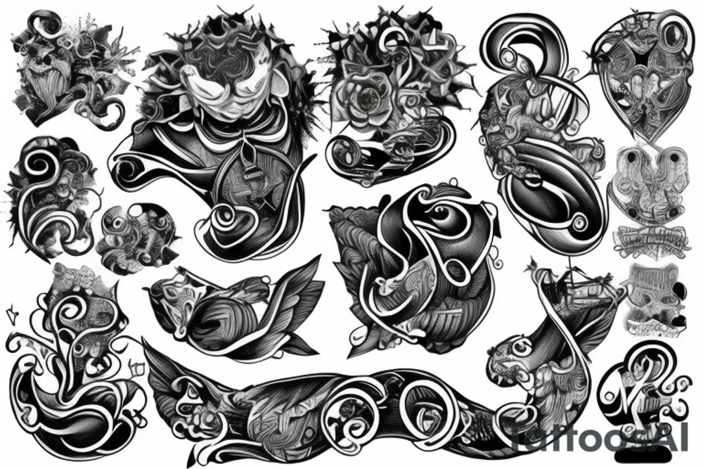 Mean pectorals tattoo tattoo idea