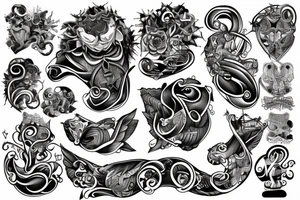 Mean pectorals tattoo tattoo idea