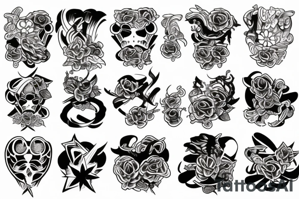 Mean pectorals tattoo tattoo idea