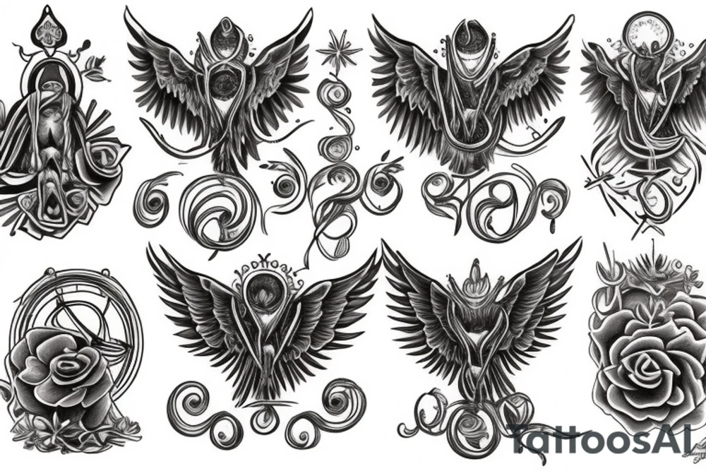 Celestial surpent chest tattoo tattoo idea