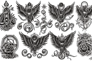 Celestial surpent chest tattoo tattoo idea