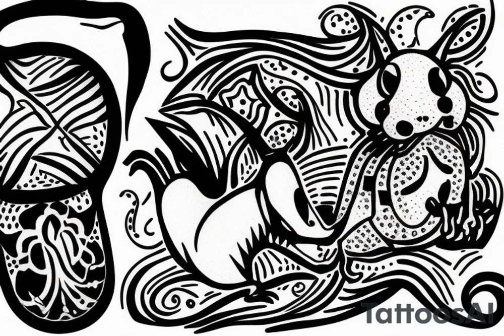 rat with a cap tattoo idea
