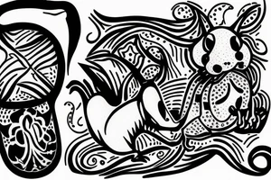 rat with a cap tattoo idea