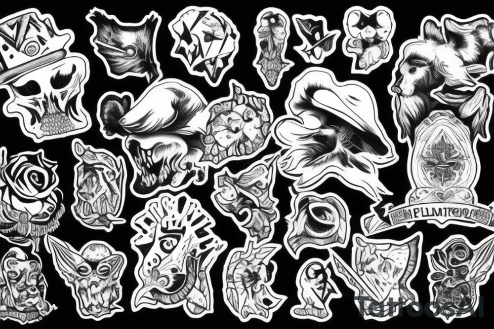 My sons name HUNTER tattoo idea