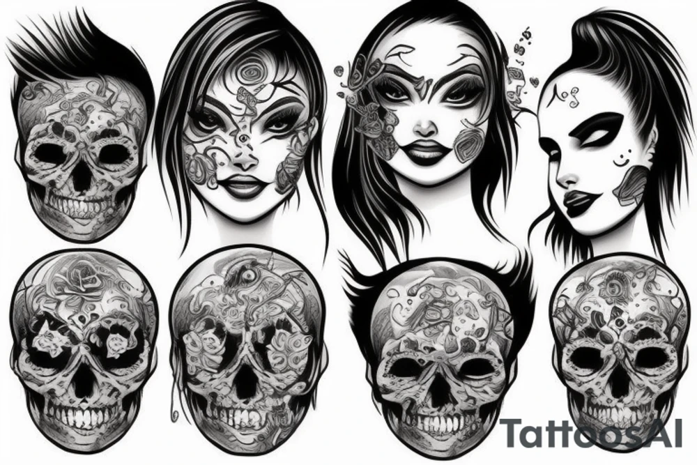 tettloo head tattoo idea