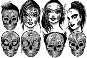 tettloo head tattoo idea