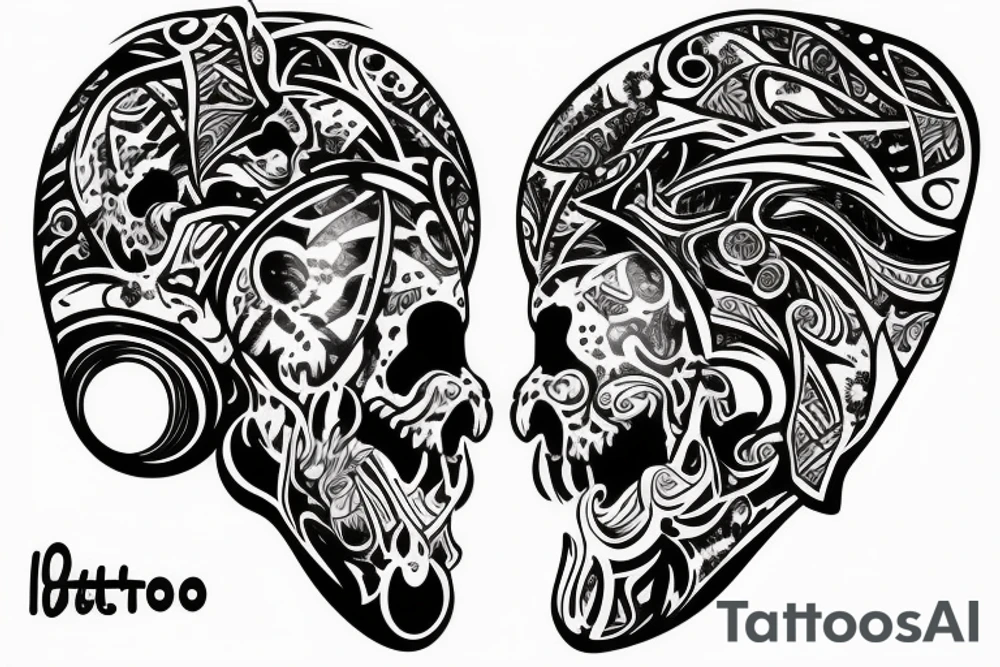 tettloo for head tattoo idea