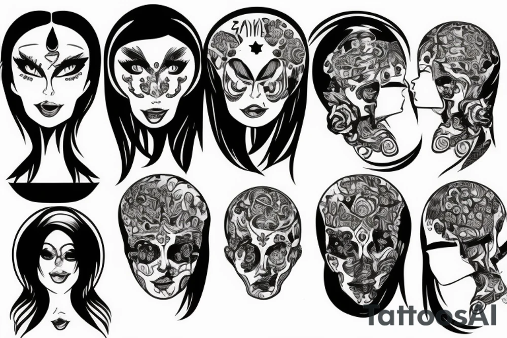 tettloo for head tattoo idea