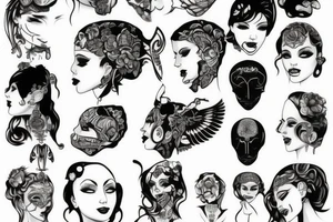 tettloo for head tattoo idea