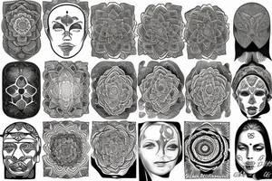 tettloo for head mandala tattoo idea