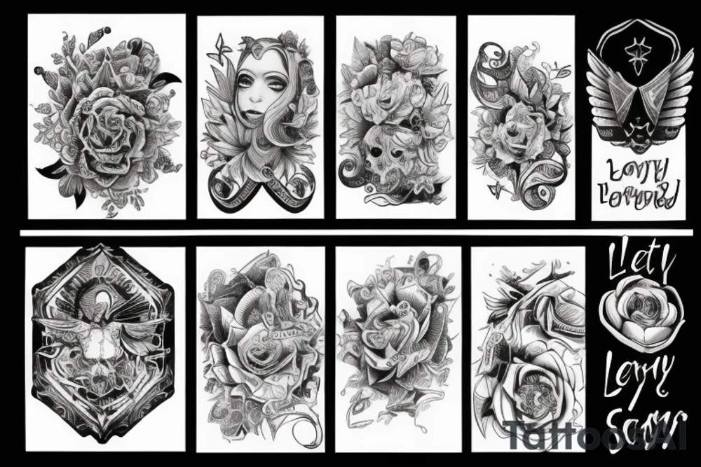 Loyalty and determination tattoo idea