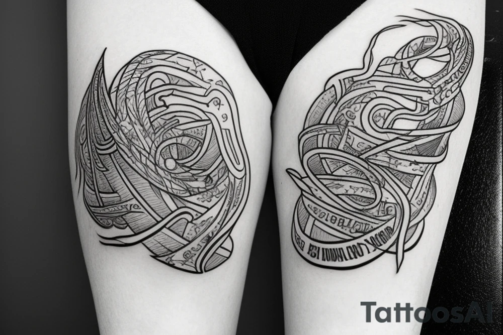 Loyalty and determination tattoo idea