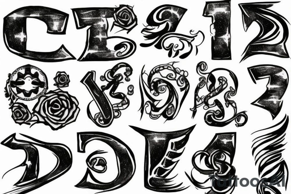 Loyalty and determination and the number 9 tattoo idea