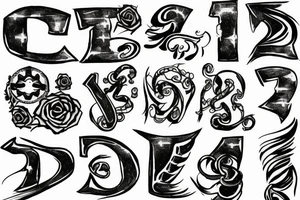 Loyalty and determination and the number 9 tattoo idea