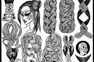 three braids tattoo idea