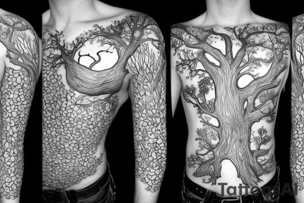 three trees tattoo idea