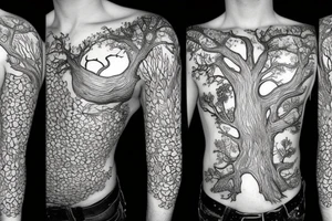 three trees tattoo idea
