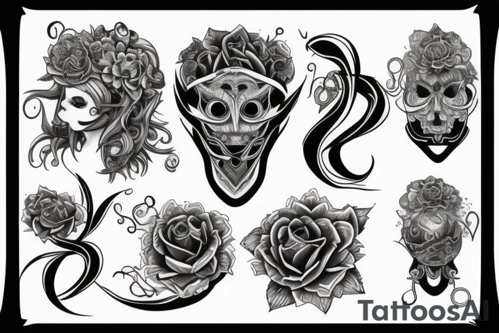 three women tattoo idea