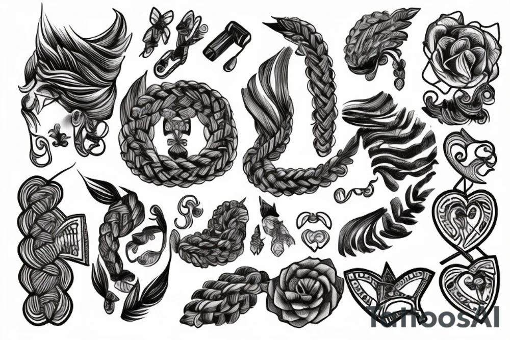 three braids tattoo idea