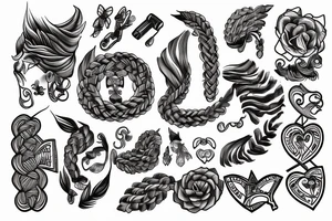 three braids tattoo idea